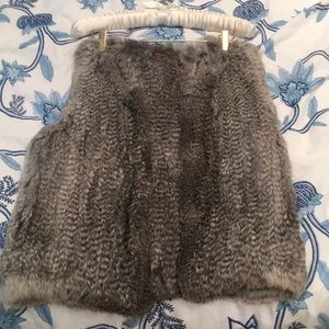 525 America 100% real fur vest